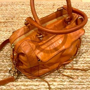 Rebecca Minkoff crossbody tan leather handbag